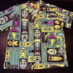 McBiff Disney Adventureland Inspired Men’s Aloha Shirt Size 3XL